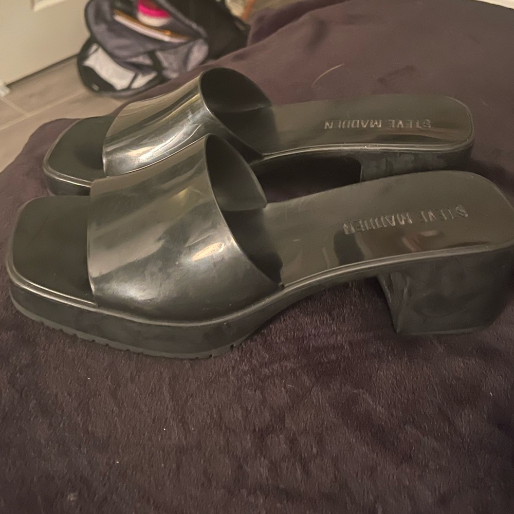 Steve Madden rubber mules
